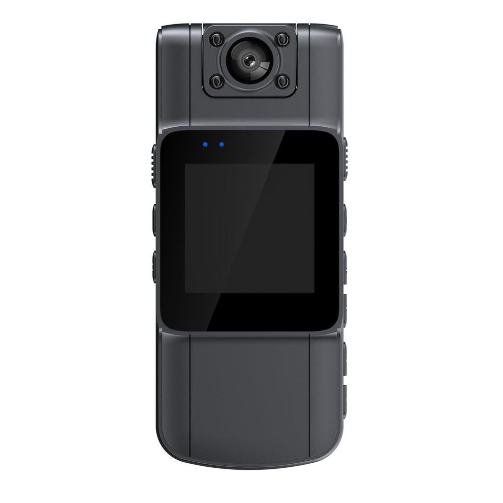 Mini Body Camera Magnetic Back Clip Design 1080P Recorder Adjustable Lens for Delivery Personnel & Private Investigator Wearable Video Recorder