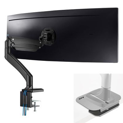 AVLT Single Monitor Arm and Reinforcement Plate