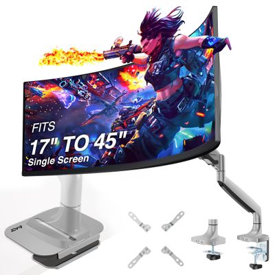 AVLT Single Monitor Arm and Reinforcement Plate