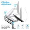 AVLT Single Monitor Arm and Reinforcement Plate view 3