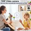 Mini Digital Camera, 720P HD Compact Portable Camcorder with 2.4 inches LCD Screen 16MP 30FPS Support 32GB Memory Card for Children, Teenagers and Beginners (Gold) view 4