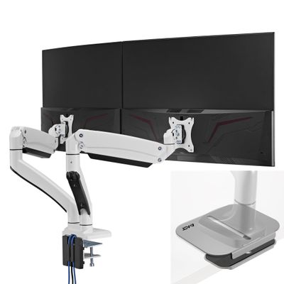 AVLT Dual Monitor Arm and Reinforcement Plate
