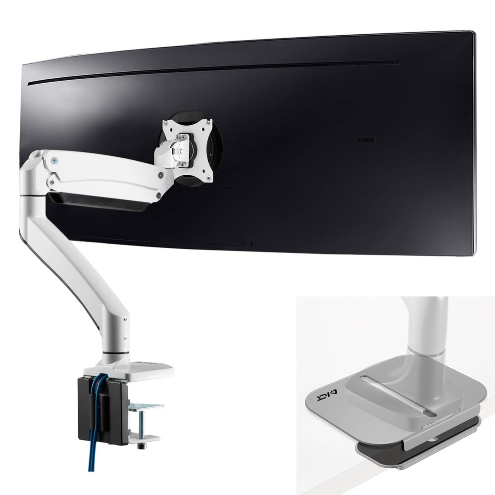 AVLT Single Monitor Arm and Reinforcement Plate