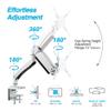 AVLT Single Monitor Arm and Reinforcement Plate view 3