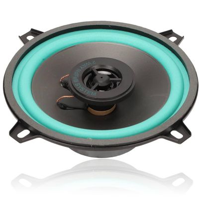 ASHATA Car Sound Speaker 100W, 5 Inch 2 Way Coaxial Car Speaker for All Car Sound Systems, Mid Range Stereo Sound, Premium Voice Coil qb7301wicn