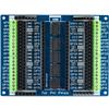risingsaplings for Pi Pico LED Breakout Board 2.54mm Female Pin Header and Terminal for Raspberry Pi Pico/Pico H/Pico W (Mini, Blue) view 1