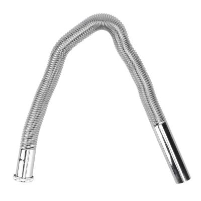 KJAOYU Expandable Flexible U-Trap Pipe,Bathroom Flexible Sink Drain Pipe - Corrugated U Shape, No Odor, Brass Wash Basin Sink Drain Tubing G1-1/4in