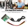 Gavigain Floppy Drive to USB Adapter,1.44MB 3.5in Floppy Drive Connector,34P to USB Cable Adapter PCB Board,Plug and Play 34 PIN to USB Cable Adapter for 1.44MB Floppy Drive view 3