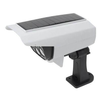 Dummy Security Camera Light, Dummy Solar Security Camera, LED High Brightness Simulation Security Camera Solar Lamp IP64, Warning Lights