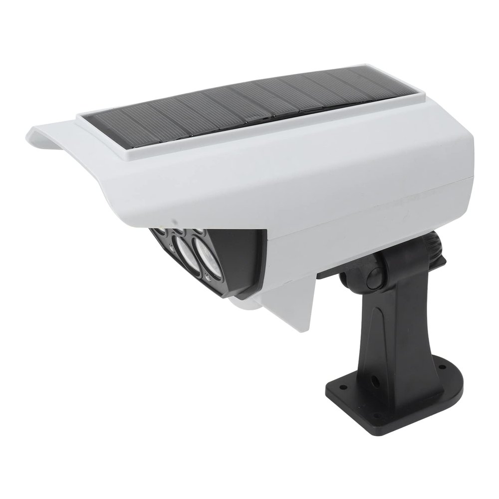 Dummy Security Camera Light, Dummy Solar Security Camera, LED High Brightness Simulation Security Camera Solar Lamp IP64, Warning Lights