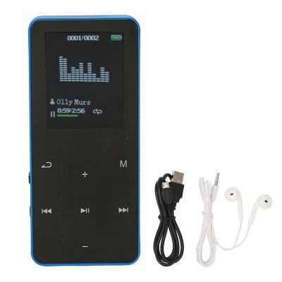 8G Wireless Connectivity 4.2MP4 Player 1.8 inch Screen Noise Reduction Lossless Player Portable MP4 Player, Portable MP4 Music Player with Translation Dictionary Power Handheld Music Player (blue)