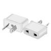 Strhowill 10Pcs Australia Standard Travel Plug Adapters, EU/US Socket to AU Plug, 2 Hole Sockets, White view 2