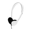 Maeline Bulk Classroom Student Headphones On Ear Stereo Headphones Adjustable Band & Foam Cushions for Kids Online Learning, Library, School, Airplane, Travel - 3.5mm Plug - 1 Pack - White view 1