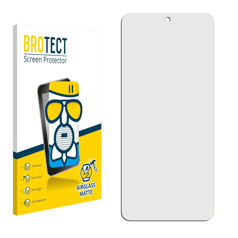BROTECT Anti-Glare Glass Screen Protector Matte Compatible with Honor Play 8T - Anti-Scratch 9H Protection Film