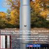 28' Sectional Antenna Pole with Double Locking Buttons, 7000-T8 Aluminum, 2.4" Diameter - Includes Ground Sleeve & Screw Anchor - Ideal for Starlink & Radio - Robust and Versatile view 4
