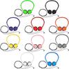 Maeline Bulk Classroom Student Headphones On Ear Stereo Headphones Adjustable Band & Foam Cushions for Kids Online Learning, Library, School, Airplane, Travel - 3.5mm Plug - 1 Pack - Green view 2