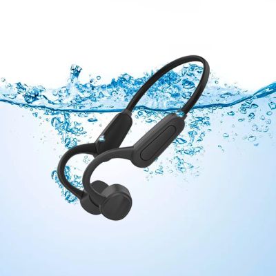 Waterproof Headphones for Swimming Bone Conduction Headphones Waterproof Lightweight for Bluetooth Earphones Running,High Capacity,Swimming Stable to wear 16GB MP3 Bluetooth 5.0 IPX8