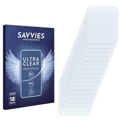 Savvies Screen Protector Compatible with Fitpolo 207 Mini 1.5" Protection Film Clear 18-Pack