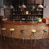 TRUKD Stools, High Stool Bar Kitchens Dining Chair Breakfast Stool | Seat Bar Chair Tall Stool Counter Chair Retro Barstool Design Adjustable Height (Color : C) view 4