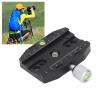 Quick Release Plate with Adapter, Aluminum Alloy Camera TripodHead Monopod, BubbleGauge, Easy to Use, and Anti Slip view 4
