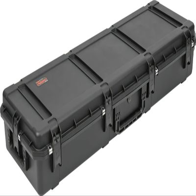 SKB 3i-6018-8B-E iSeries 6018-8 Case; Reinforced Locking Loops for Customer-supplied Locks; Rubber Over-molded Cushion Grip Carrying Handle; Convenient Quiet-glide Wheels; Molded-in Hinge