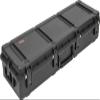 SKB 3i-6018-8B-E iSeries 6018-8 Case; Reinforced Locking Loops for Customer-supplied Locks; Rubber Over-molded Cushion Grip Carrying Handle; Convenient Quiet-glide Wheels; Molded-in Hinge view 1