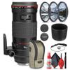 Canon EF 180mm f/3.5L Macro USM Lens +3 Piece Filter kit + Cleaning Kit + Lens Cap Keeper (Renewed) view 1