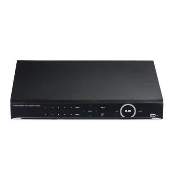 Eyemax 16CH 4K DVR System, Black, No HDD, UVST Magic, Supports EX-SDI, HD-SDI, IP, TVI, CVI, AHD, 960H, App: Magic Viewer, Mr. Patrol