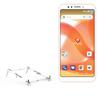 BoxWave Stand and Mount Compatible with Cherry Mobile Flare J6 - Pocket Aluminum Stand 3-in-1, Portable Multi Angle Viewing Riser - Metallic Silver view 1