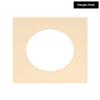 Poster Palooza 10x10 Photo Mat Board for 6x6 Photos Precut Circle Shape Opening Acid Free Bevel Cut Picture Frame Mat, Steel Blue, Mat Board for Framing Photos & Artwork, 1-Pack Matboard Show Kit view 3