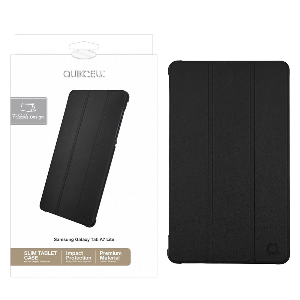 QUIKCELL Samsung Galaxy A7 Lite Style Slim Tablet Case Black