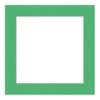 10x10 Mat Bevel Cut for 6x6 Photos - Precut Bright Green Square Shaped Photo Mat Board Opening - Acid Free Matte to Protect Your Pictures - Bevel Cut for Family Photos, Pack of 1 Matboard Show Kit view 3