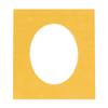 16x20 Mat Bevel Cut for 12x16 Photos - Precut Bright Yellow Oval Shaped Photo Mat Board Opening - Acid Free Matte to Protect Your Pictures - Bevel Cut for Family Photos, Pack of 1 Matboard Show Kit view 1