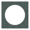 Poster Palooza 10x10 Photo Mat Board for 6x6 Photos Precut Circle Shape Opening Acid Free Bevel Cut Picture Frame Mat, Steel Blue, Mat Board for Framing Photos & Artwork, 1-Pack Matboard Show Kit view 3