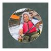 Poster Palooza 10x10 Photo Mat Board for 6x6 Photos Precut Circle Shape Opening Acid Free Bevel Cut Picture Frame Mat, Steel Blue, Mat Board for Framing Photos & Artwork, 1-Pack Matboard Show Kit view 4