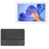 BoxWave Keyboard Compatible with Honor Pad X8 Lite - SlimKeys Bluetooth Keyboard with Trackpad, Portable Slim TouchPad - Jet Black view 1