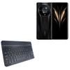 BoxWave Keyboard Compatible with Honor Magic4 Ultimate - SlimKeys Bluetooth Keyboard, Portable Thin with Chiclet-Style Keys - Jet Black view 1