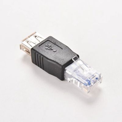 CAUME 10x USB 2.0 A Female to RJ45 Male Ethernet Network Connector Adapter