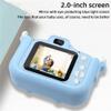 DAUTAI Kids Camera Cute and Funny, Kid Digital Camera 2400W Pixel, 2.0 Inch HD Screen Front and Rear Dual HD Cameras, for 3-8 Year Old Boy Girl Birthday Gift,C view 4