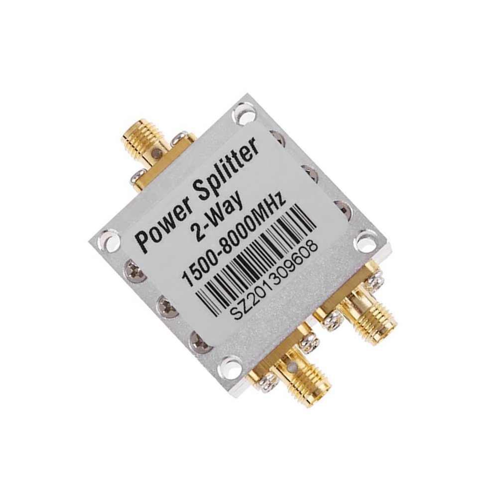 NATEFEMIN 1.5G-8GHz 2-Way Coaxial Cable Splitter for Satellite/Cable TV and Internet, 50W