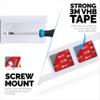 BRAINWAVZ Drill Free Small Wall Mount Shelf for Security Cameras, Baby Monitors, Speakers, Routers, Plants & More, Strong Adhesive, Easy to Install, No Mess view 3