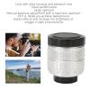 50mm F1.4 Manual Focus Prime Lens HD 2/3 Inch FA Lens Manual Focus Camera Lens for Industrial Video Microscope Camera Micro Four Thirds M43, Landscape, Portrait view 2