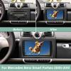 [2G+64G] Car Radio for Mercedes Benz Smart Fortwo 2005 2006 2007 2008 2009 2010, 9 inch Android 13 Touch Screen Fortwo Stereo, Carplay/Android Auto/Bluetooth/WiFi + AHD Backup Camera view 2