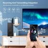 Ankilo Upgraded Bluetooth 5.3 Transmitter Receiver, 2 in 1 Wireless Bluetooth Adapter, Portable Aux Adapter for Car, Audio Receiver for Laptop, Radio, Headphones, Speakers, TV, White view 2