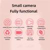 DAUTAI Kids Instant Camera, Toddler Camera 4-10 Year Old Boy Toys, 2400W HD Pixels 306 Degree Rotating Camera 1080P Video Recording, Cool Stuff for Birthday,Pink view 2