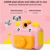 DAUTAI Kids Instant Camera, Toddler Camera 4-10 Year Old Boy Toys, 2400W HD Pixels 306 Degree Rotating Camera 1080P Video Recording, Cool Stuff for Birthday,Pink view 3