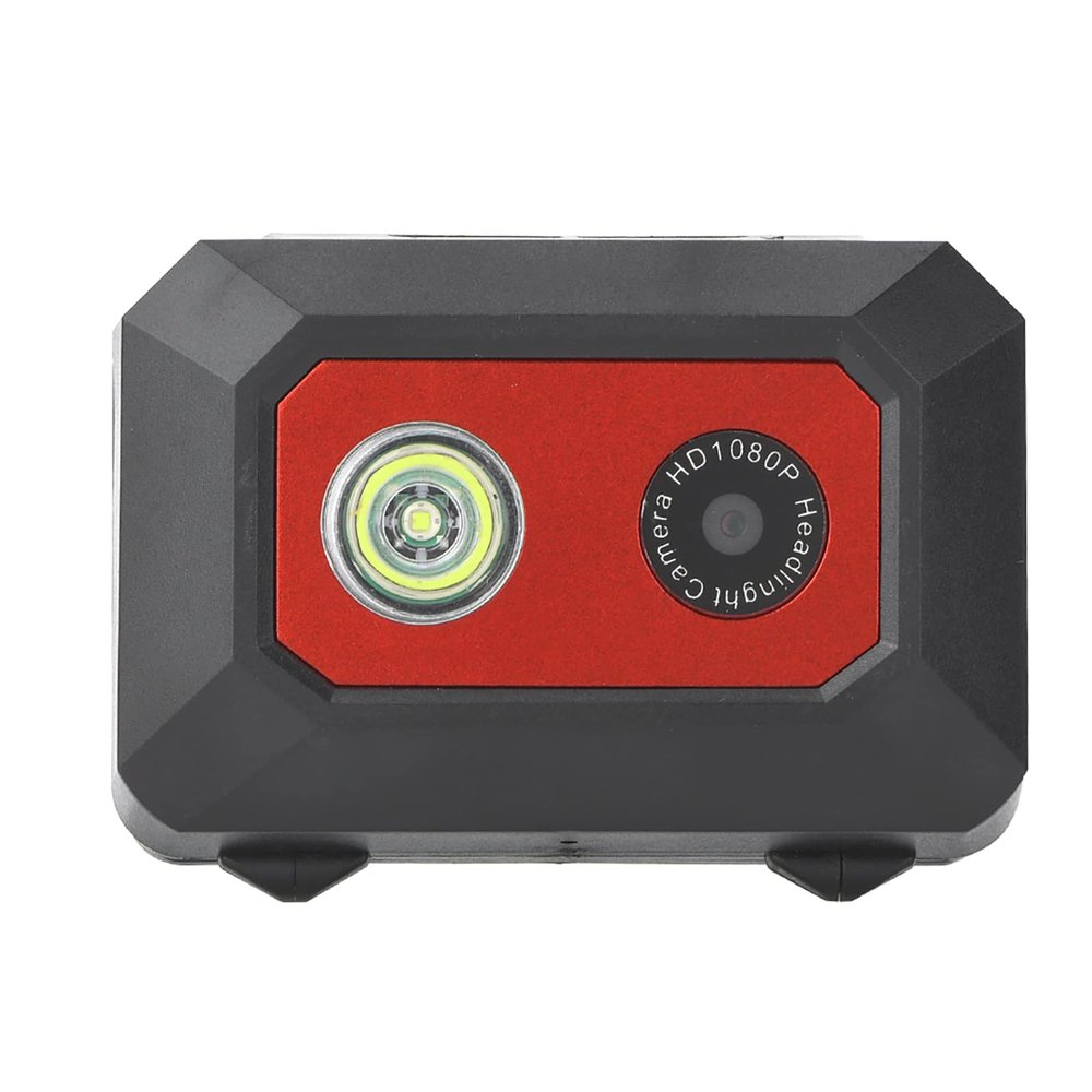 Mini Action Camera, 1080P Camera, 2 in 1 LED Headlamp Wearable Body Camera, NightHead Mounted for Outdoor, Sports, Traveling, Camcorder, Extreme Sports