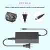 MIWISE Power Supply Adapter DC24 4A 96W AC to DC Converter Transformer 100-240V AC Input,for COB LED Strip, CCTV Camera,White,2.1mm X 5.5mm US Plug view 3