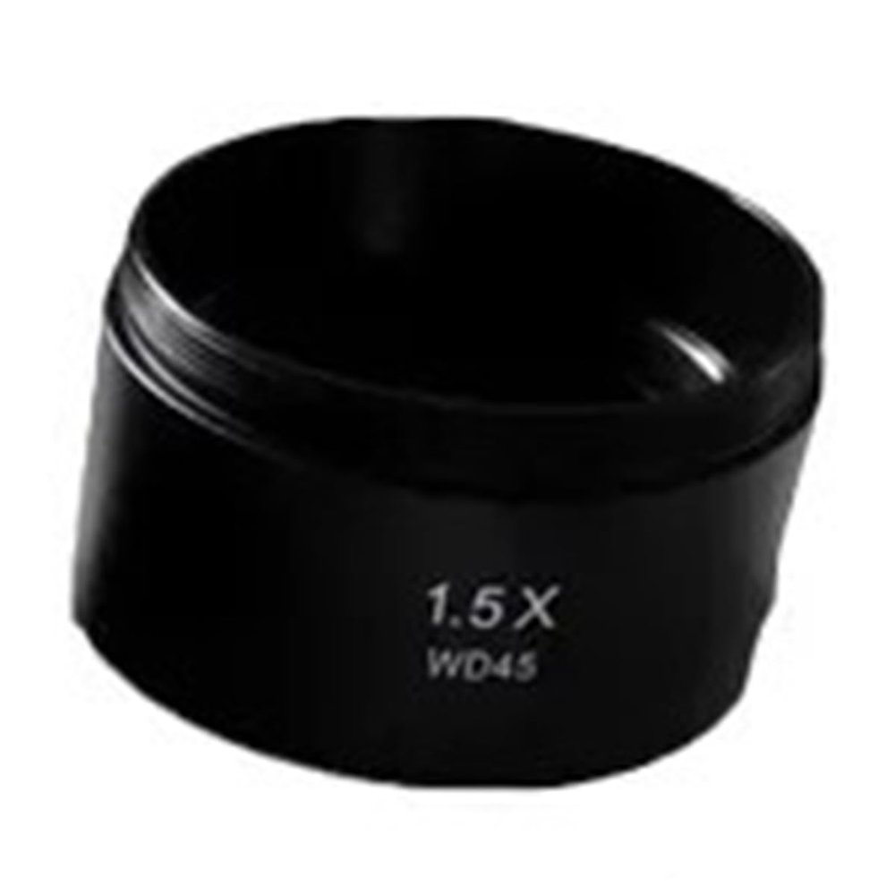 Microscope Accessories Kit Microscope Lens 0.3X 0.5X 0.7X 1X 1.5X 2.0X Barlow Lens Stereo Microscope Accessories Microscope Slides (Color : 1.5X WD45MM)