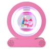 Magnetic Levitating Floating Eternal Flower Frame Build-In Bluetooth & LED Light 4inch Eternal Flower Desk Lamp for Unique Gifts, Room Decor, Night Light, Home Office Decor Desk Tech Toys (Pink) view 1